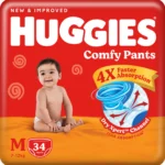 Huggies Comfy Baby Diaper Pant - M