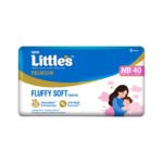 Little's Comfy Baby Pants Diapers with Wetness Indicator and 12 hours Absorption | - New Born
