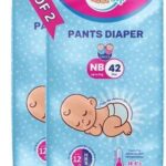 KiddySoft Baby Diaper Pant Style| 5 Layer All Night Leakage Protection & Quick Absorbency - New Born
