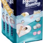 HONEY BUNNY Baby Diaper Pants with bubble top sheet| Extra Soft | 12 Hour protection - New Born