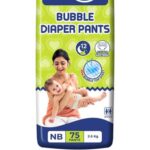 LITEWAVE Bubble Baby Diaper Pants Up to 12 Hours Protection | 2-5 kg | - New Born