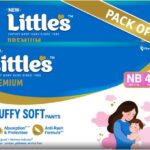 Little's Comfy Baby Pants Diapers with Wetness Indicator and 12 hours Absorption | - New Born