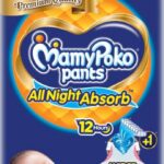 MamyPoko Pants All Night Absorb,Coco Care & 12hr Leakage Protection - New Born