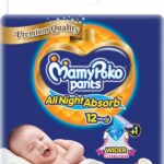 MamyPoko Pants All Night Absorb,Coco Care & 12hr Leakage Protection - New Born